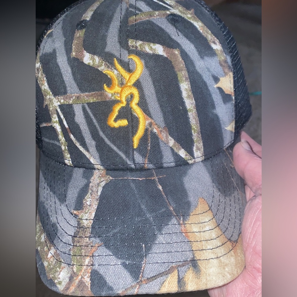 Browning ball cap mesh snap back, unique Autobody collector hat